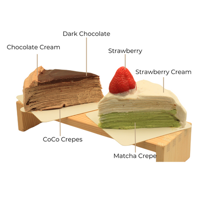 Chocolate Mille Crepe Cake